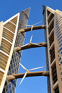 The Bahrain World Trade Center Towers -         