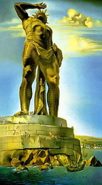  . The Colossus of Rhodes. Pintado por Salvador Dali, 1954.