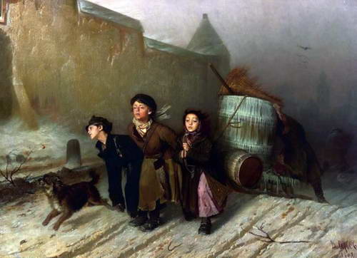 В. И. Перов Картина Тройка