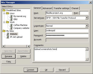 FileZilla — бесплатный FTP-менеджер