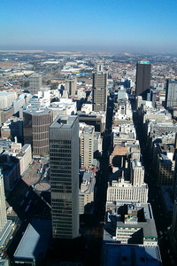 Carlton Centre в городе Johannesburg - самый высокий небоскреб Африке на начало 2009 года