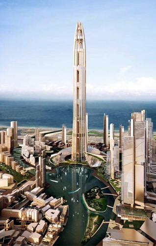 Проект самого высокого небоскреба в мире Nakheel Harbour & Tower