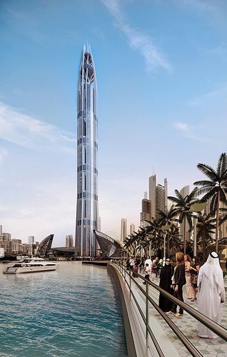 Проект самого высокого небоскреба в мире Nakheel Harbour & Tower