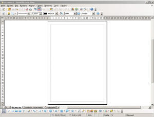 OpenOffice.org Draw скриншот стандартного окна
